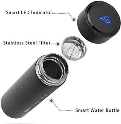 Stainless Steel Temperature Water Bottle Thermos with LCD Smart Display (500 ML)