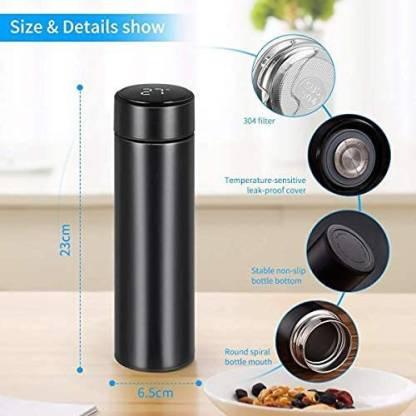 Stainless Steel Temperature Water Bottle Thermos with LCD Smart Display (500 ML)